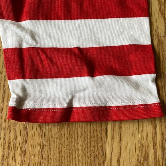 Carters Red and White Striped Shorts 10 - Picture 5 of 6